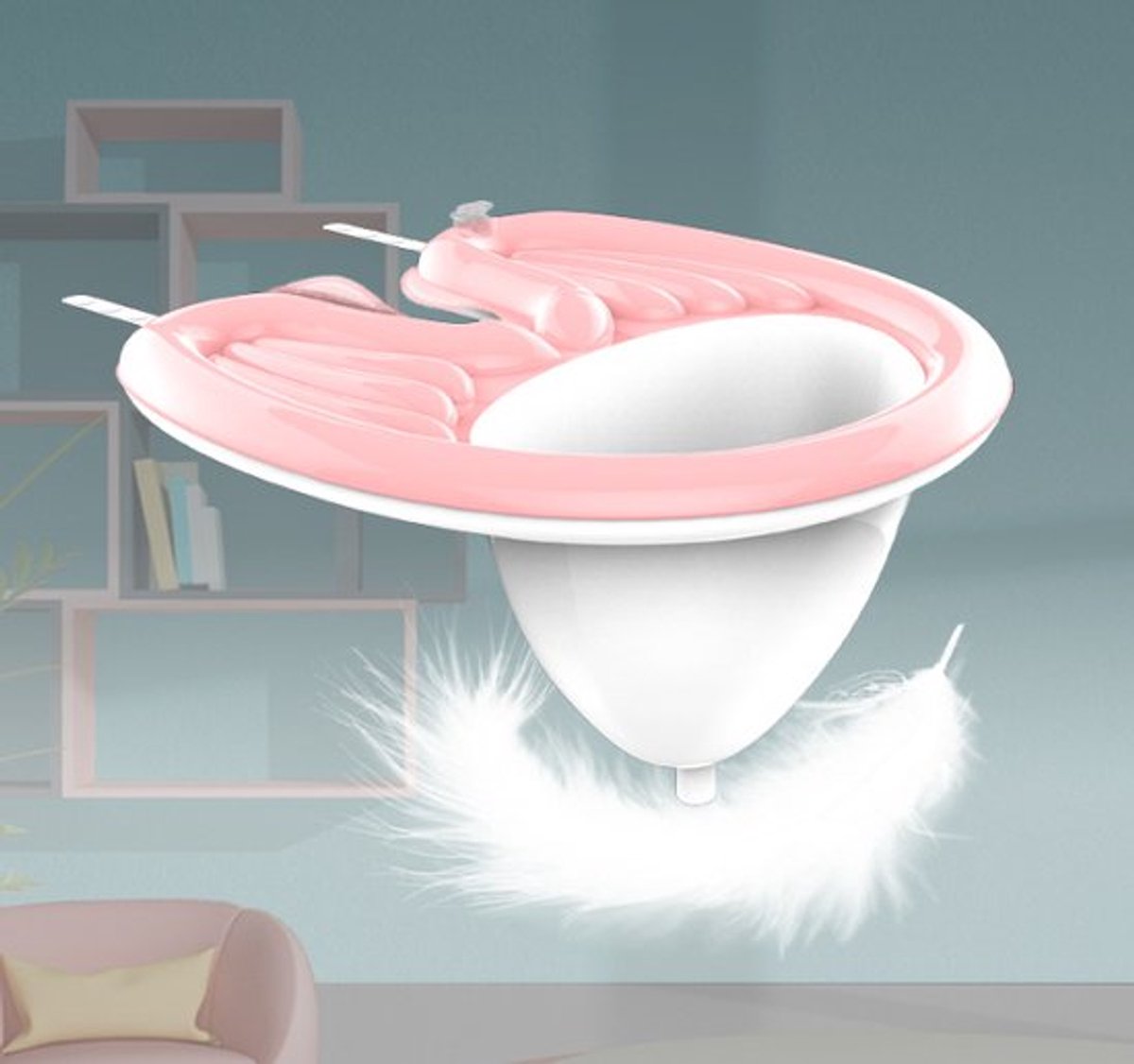 Opblaasbare Haarwasbak - Roze PVC - Inclusief Luchtpomp & 1,7m Aansluitslang - Draagbare Opvouwbare Shampoobak Voor Mobiele Salon En Thuisverzorging