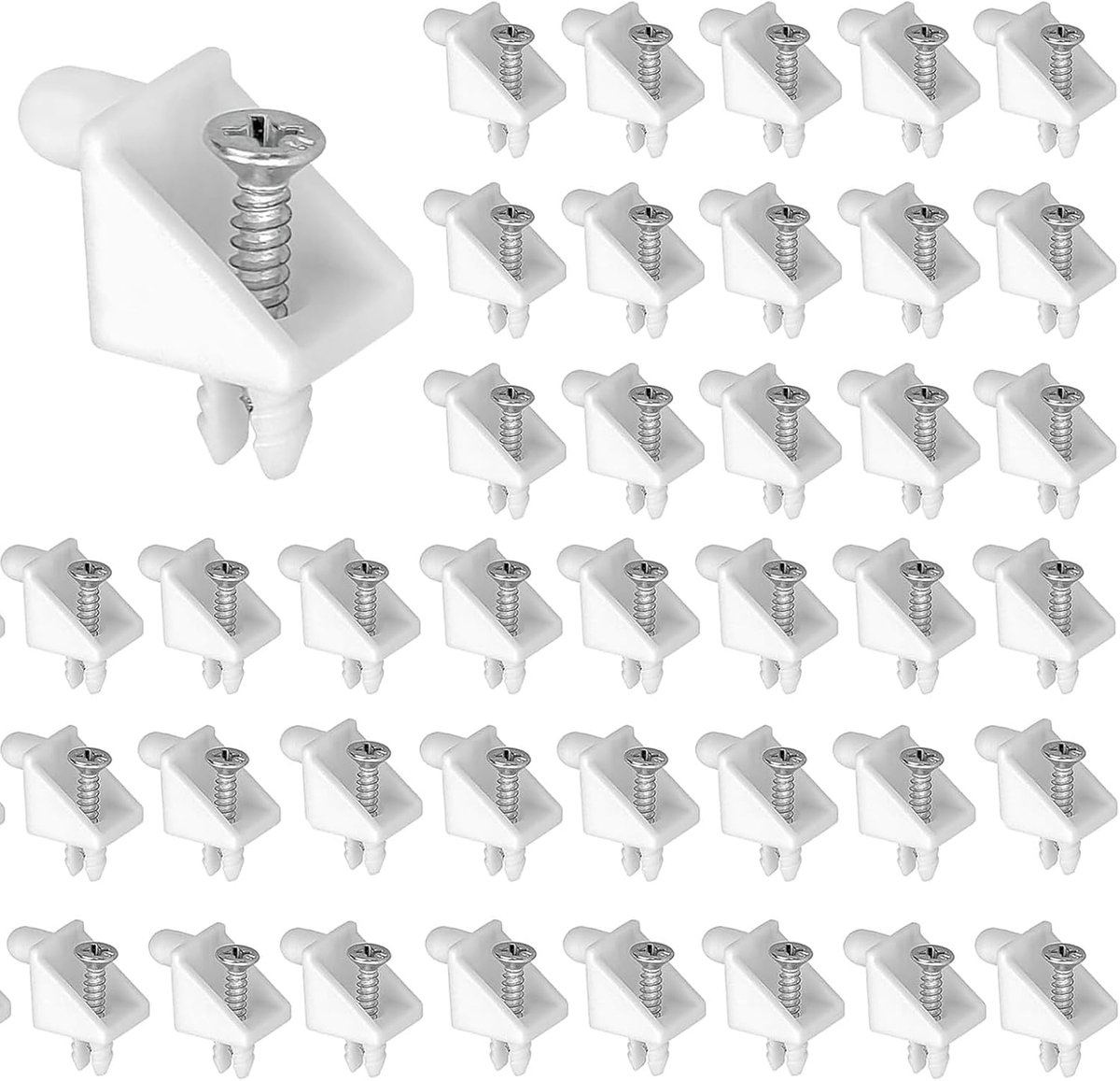 Plankdragers 5 mm wit - reserveonderdeel voor IKEA PAX - hoge draagkracht - stabiliteit voor planken - ShopVlot