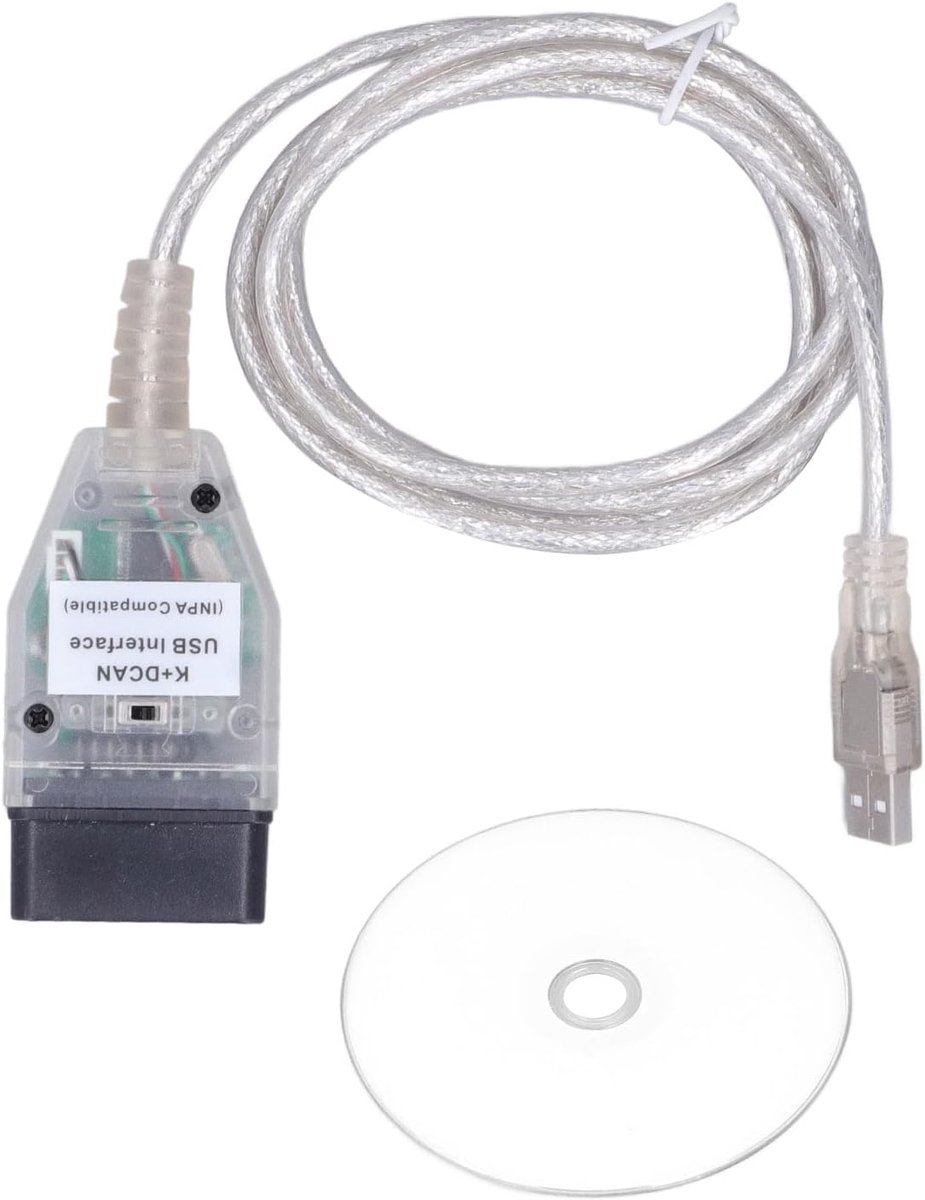 Auto Diagnostiek Kabel K+D K+CAN - USB Diagnosekabel met Schakelaar - ShopVlot
