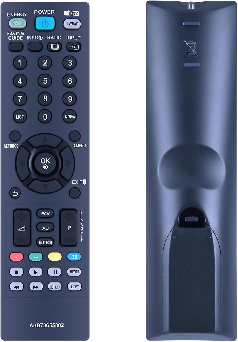 AKB73655802 Replacement Remote Control Fit For LG TV 42PA4500 26CS460 50PA650T 47LS5600 60PA650T 22LS350S-ZA - ShopVlot
