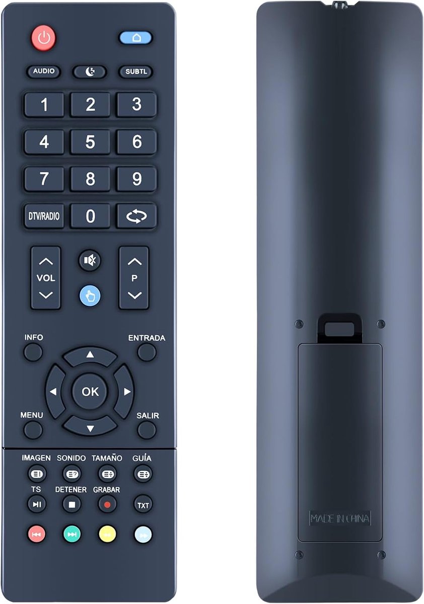 Vervangende afstandsbediening geschikt voor Engel TV LE2060T2 Everled-46 LE2460T2 LE4060T2 LE2420 LED24 Everled-24 - ShopVlot