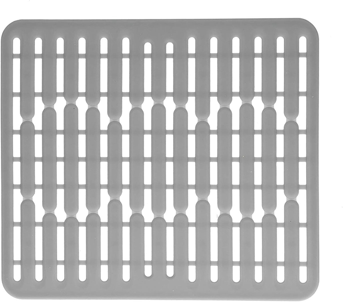 Sink Mat Dish Drying Mat Multifunction Silicone Kitchen Dish Rack Coaster Pad Protector Heat Resistant and Non-slip(1#) - ShopVlot