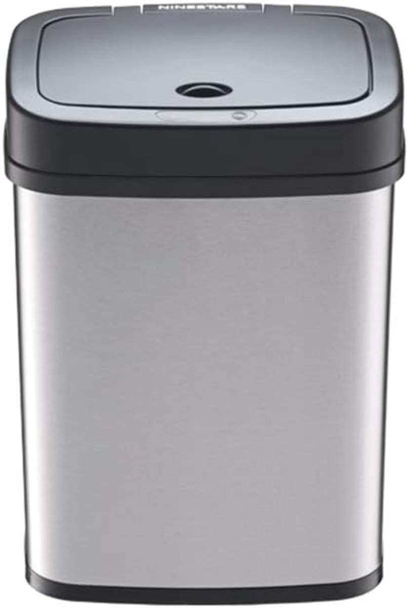 Smart sensor trash can stainless steel kitchen living room household automatic lid trash can - ShopVlot