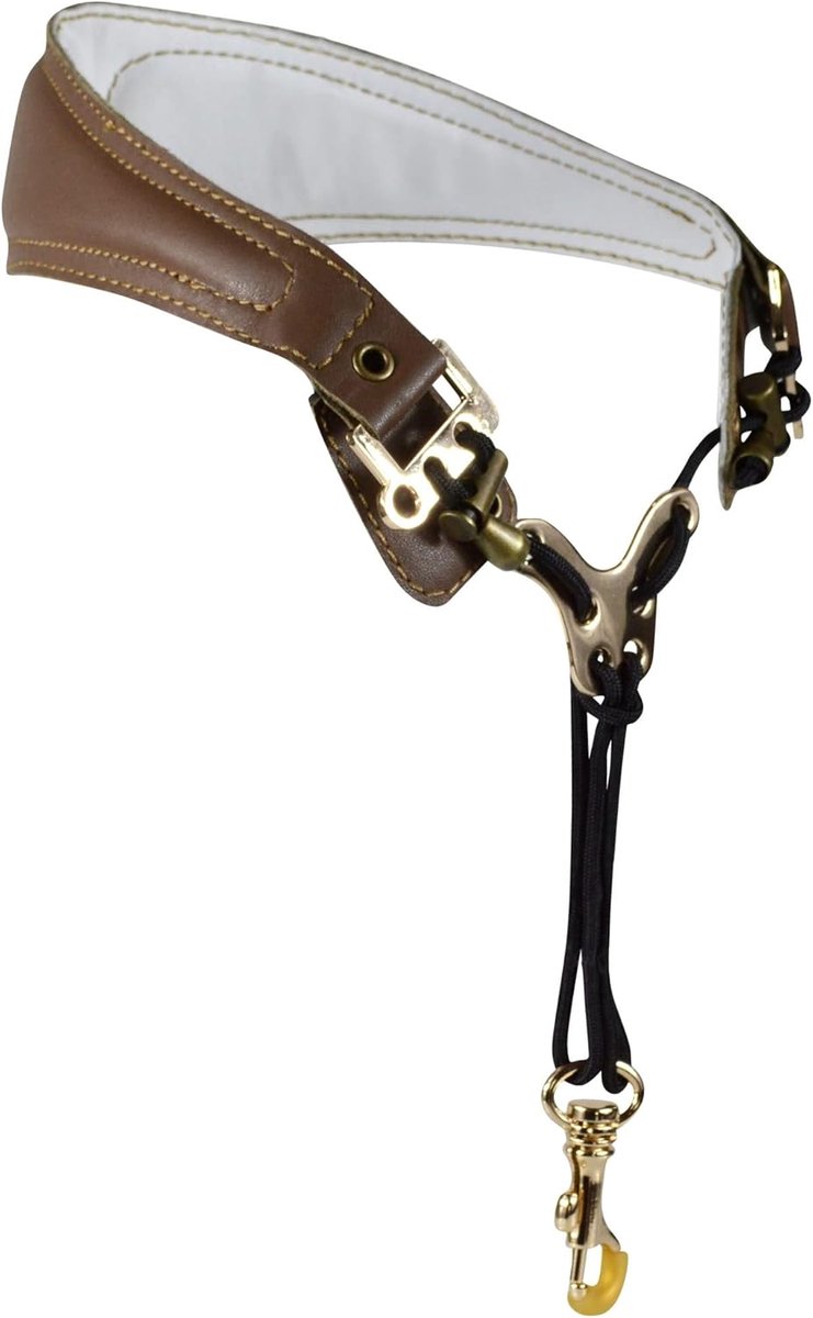 adorence Leather Saxophone Neck Strap (Metal Swivel Click), Adjustable Saxophone Neck Strap for Alto, Baritone and - ShopVlot