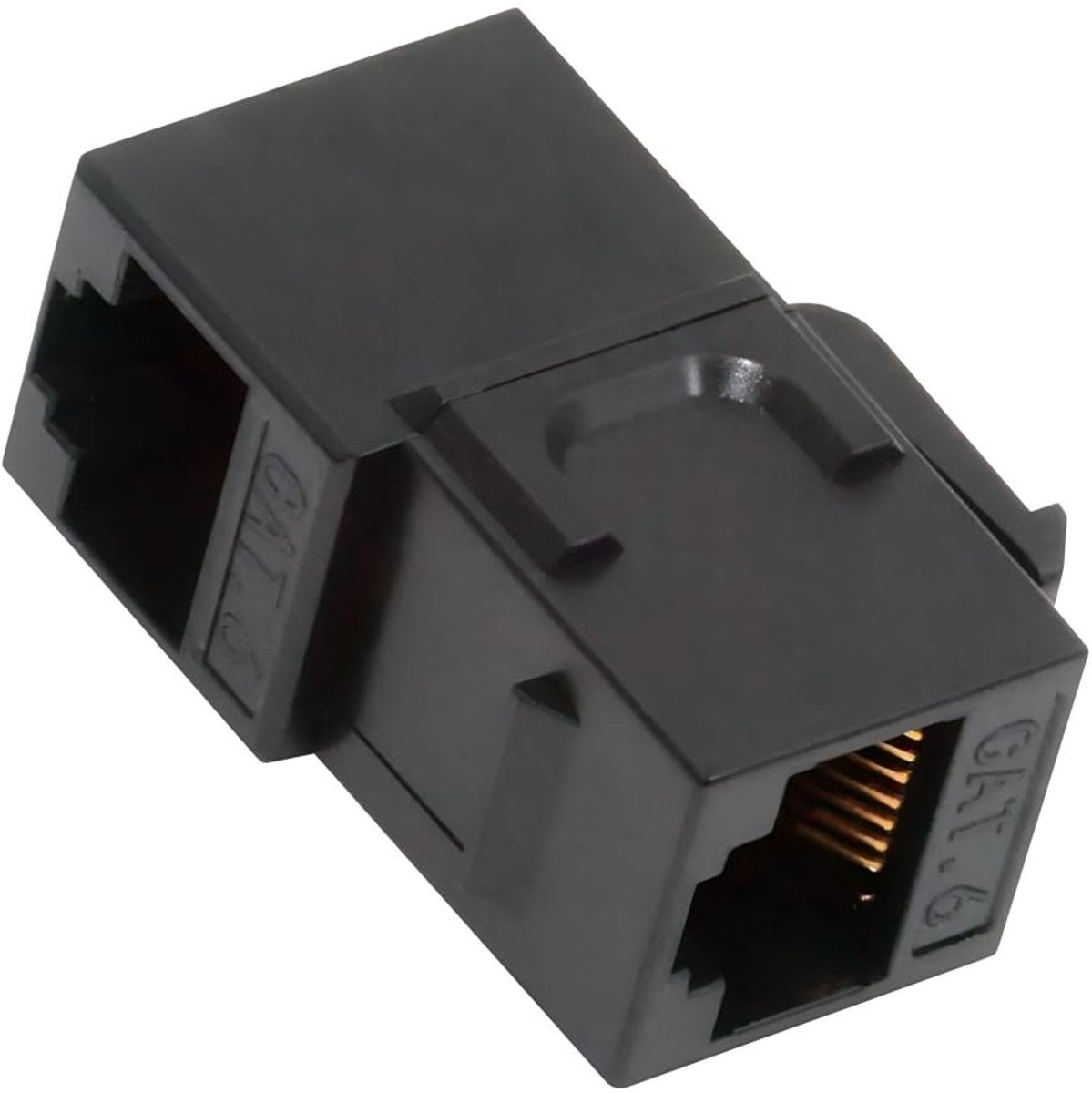 Ethernet Coupling 90 Graden - RJ45 Female naar Female - Cat6/Cat5e/Cat5 - Ideaal bij beperkte ruimte - ShopVlot