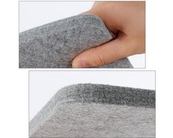 Ironing Mat, Wool, 25 x 25 cm, Wool Felt, Ironing Mat, 13 mm Thick, Press Mat for Quilting, Quilting, Ironing Board - ShopVlot