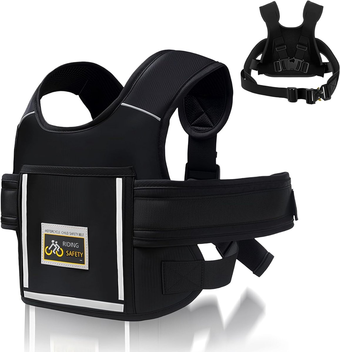 Children's Motorcycle Belt Children's Safety Belt Motorcycle Child Safety Belt Black Adjustable Motorcycle Belt for - ShopVlot