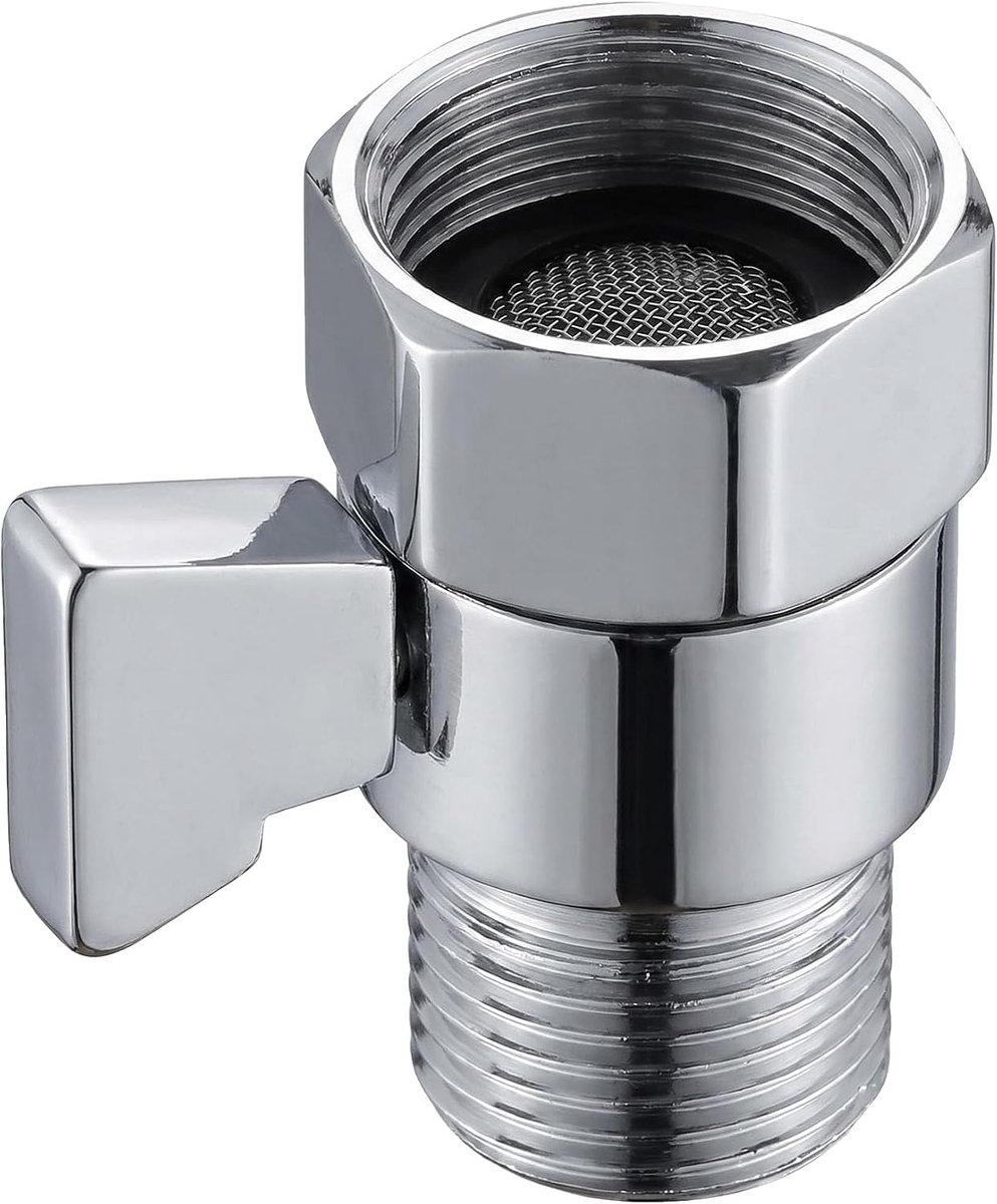 Douche-armventiel, afsluitventiel voor douchekop, waterbesparend ventiel, doorstroomregelaar voor douche, keuken - ShopVlot