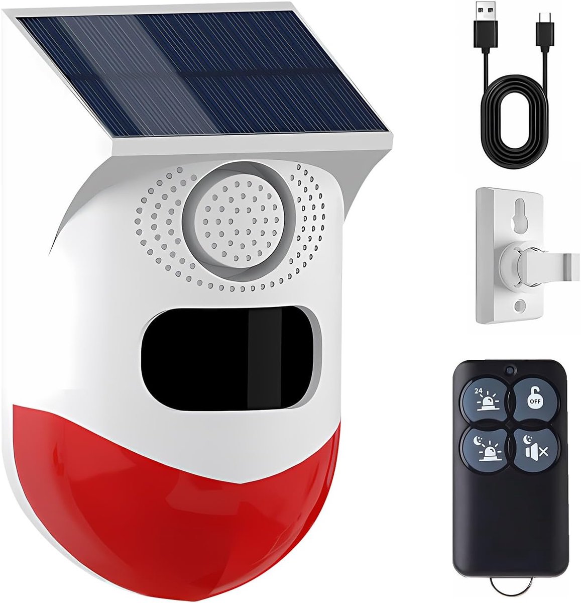 Yasorn Motion Detector, 120 dB Alarm, Infrared Sensor 12m/110°, Compatible with Tuya Smart and Smart Life App (WiFi - ShopVlot
