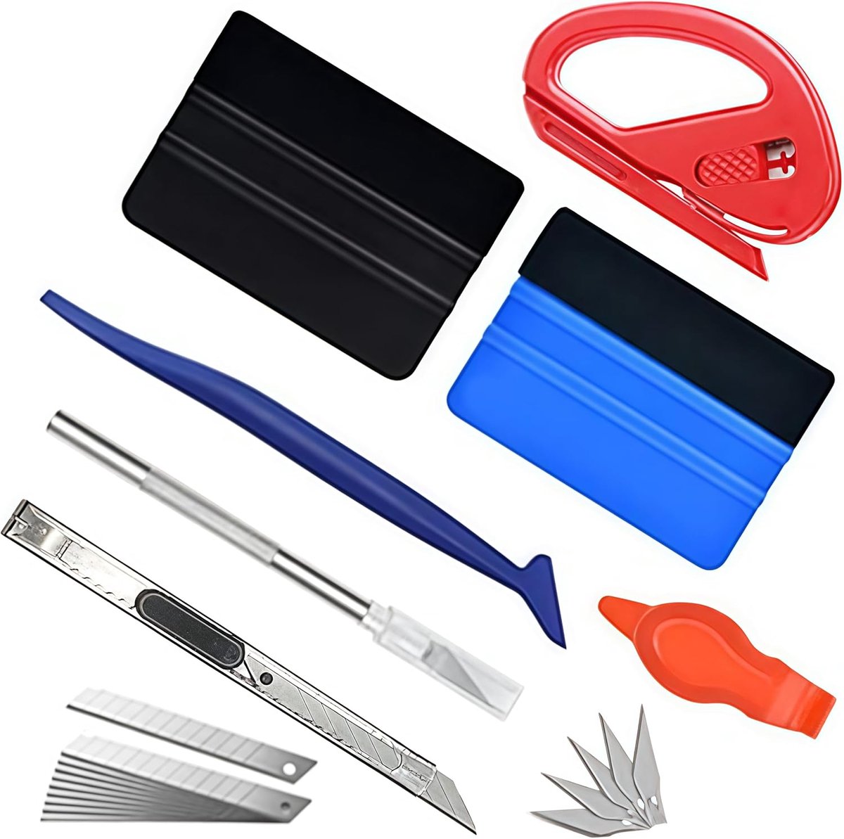 Kit Vinyl Application Stickers, Car Kit, Glass Film Spatula, Professional Cutter and Spatula for Car and Mobile Phone - ShopVlot