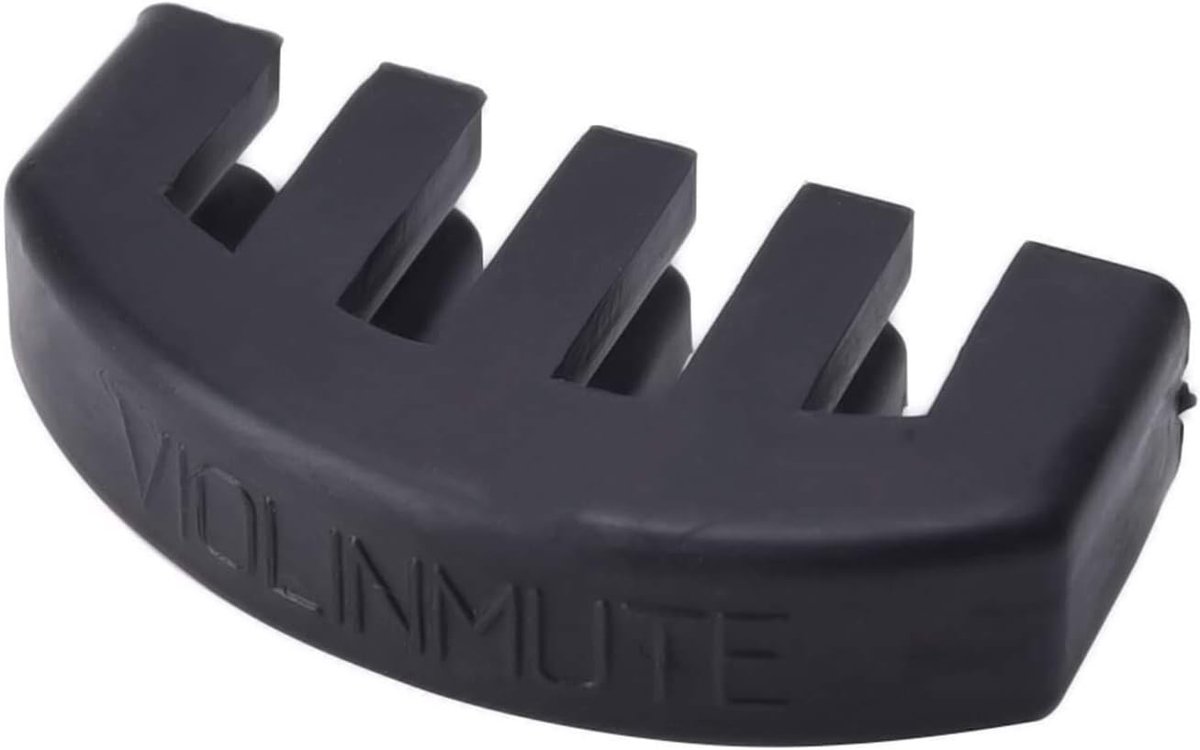 Rubber Mute, 4/4 Practice Mute for Violin Mute for Violin Mute - Black - ShopVlot