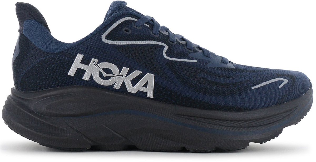 HOKA Clifton 10 M - Heren Hardloopschoenen Running Schoenen Blauw 1162030-VCK , Maat: EU 46 US 11.5
