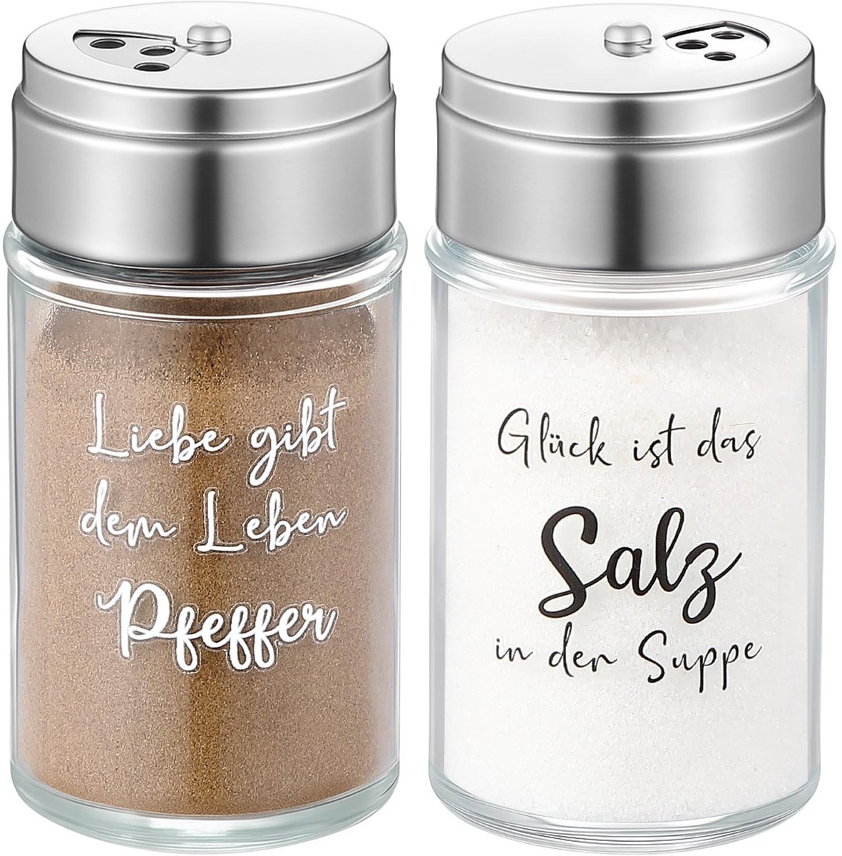 Dailygoods - Geiserailie Huwelijkscadeaus Voor Het Bruidspaar Grappige Zout- en Peperstroo