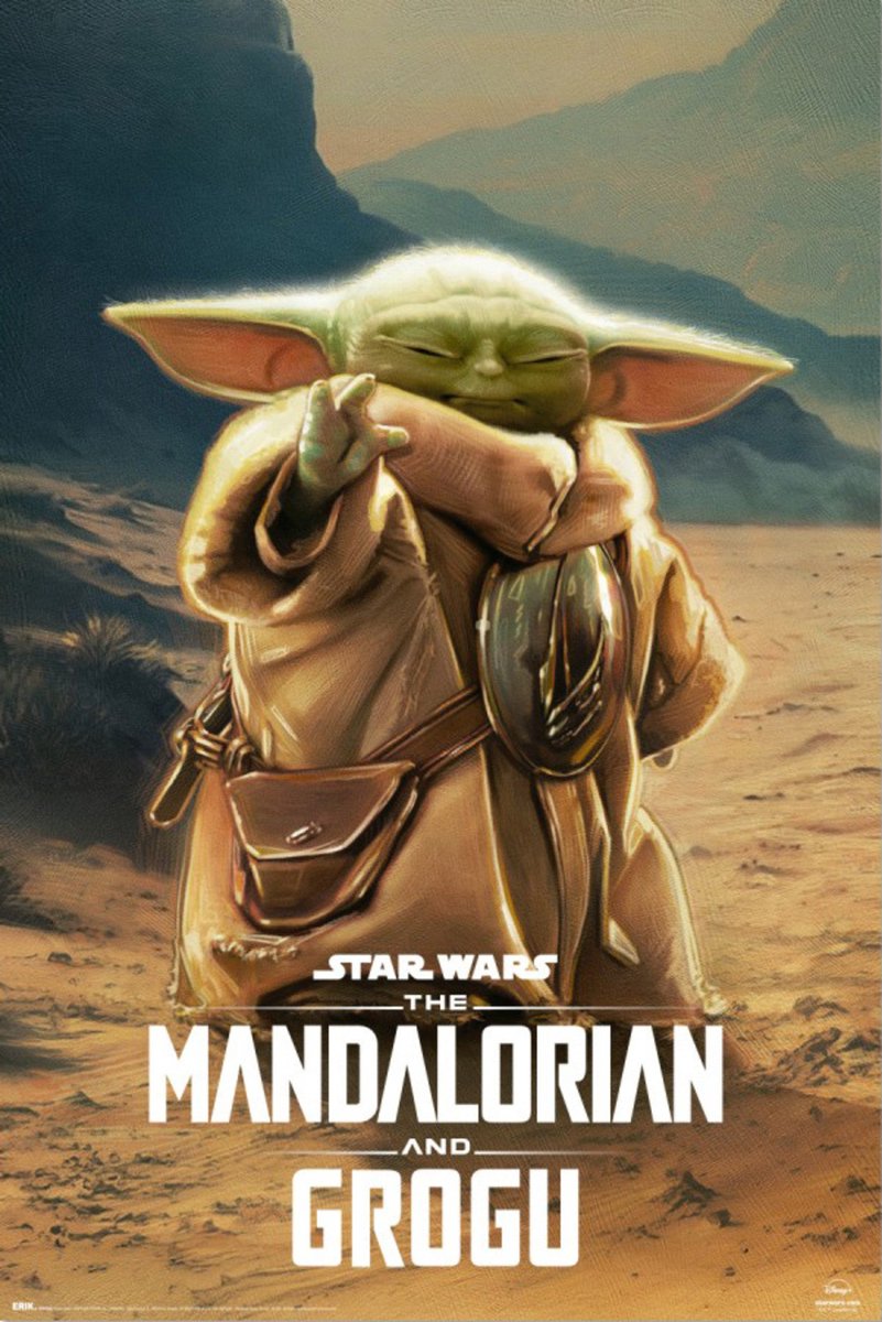 Grupo Erik Poster Star Wars - The Mandalorian and Grogu - Grogu 61x91,5cm Divers