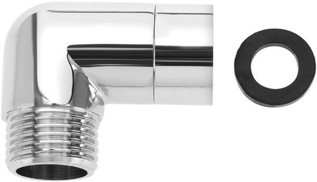 Douche-elleboogadapter Douchekop 90 graden elleboogadapter Douche G1/2 elleboogconnector Douche voor handdouches Wandgemonteerde douches Douche-accessoires