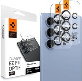 Spigen Camera Lens Protector Geschikt voor Samsung Galaxy S25 Ultra - Glas.tR EZ Fit Optik Pro - 9H Tempered Glass - Gemakkelijke Installatie - Zwart 2-Pack
