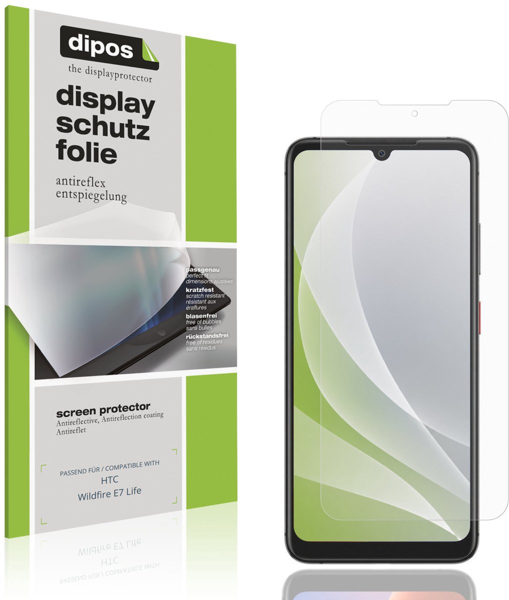 dipos – 4x Matte Beschermfolie geschikt voor HTC Wildfire E7 Life | Krasbestendige & antireflecterende Screenprotector Ultra-Thin