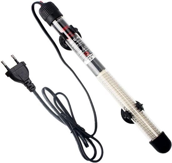 Aquariumverwarming - Verwarmingselement - 200 Watt - Led-temperatuurweergave - Dompelverwarming - Tropische aquaria - Zwart