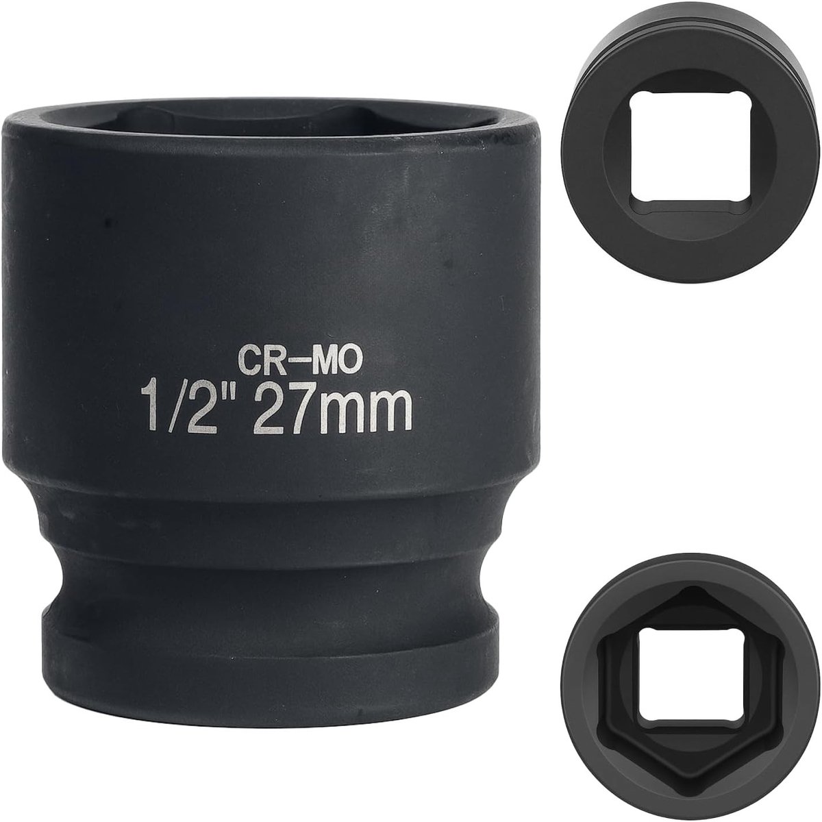 27 mm 1/2 inch zeskantige steeksleutel voor impact, gemaakt van chroom-molybdeen staal, duurzaam en robuust