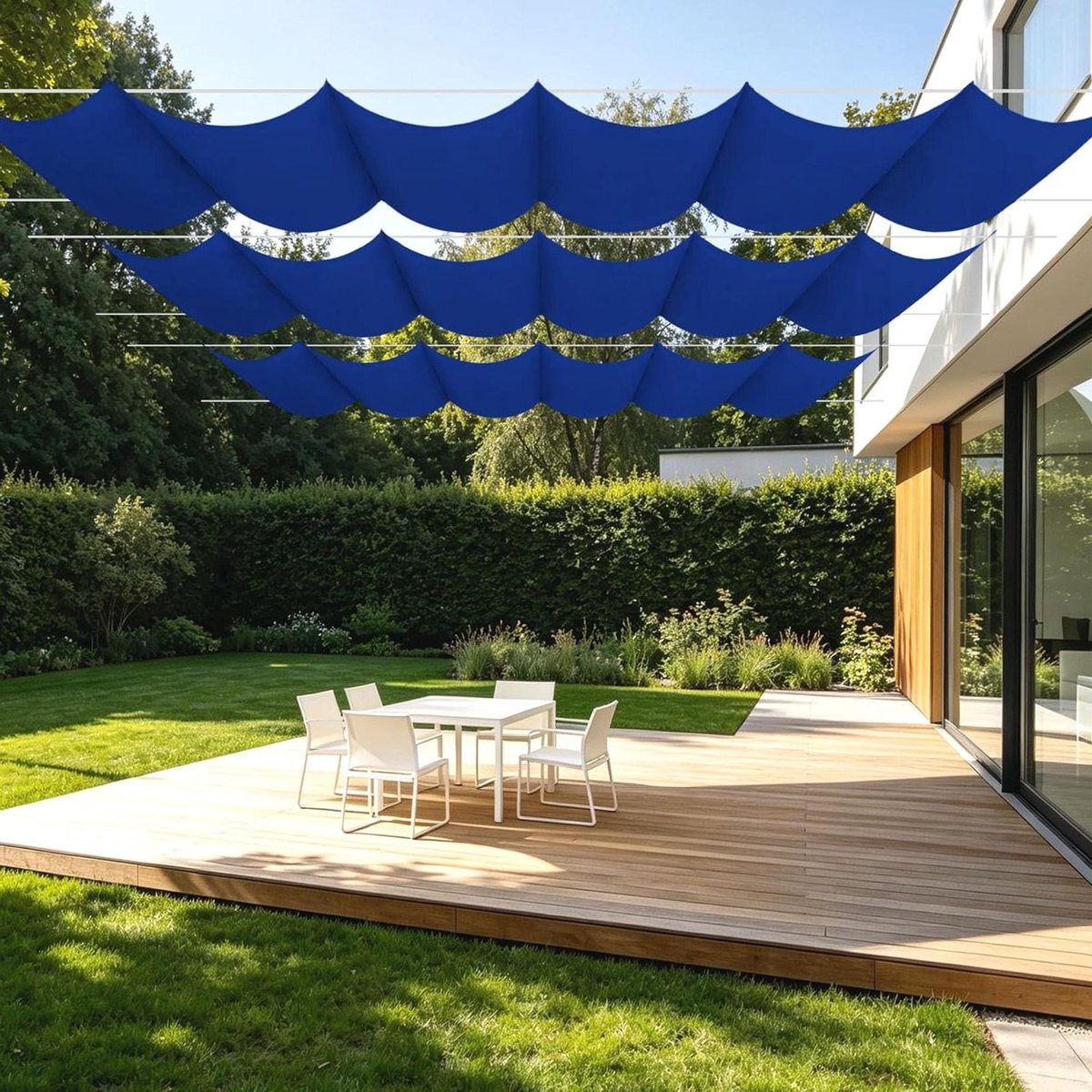 Schaduwdoek Rechthoek - Zonnedoek Terras - Buitenruimte Beschermen - Waterafstotend Materi