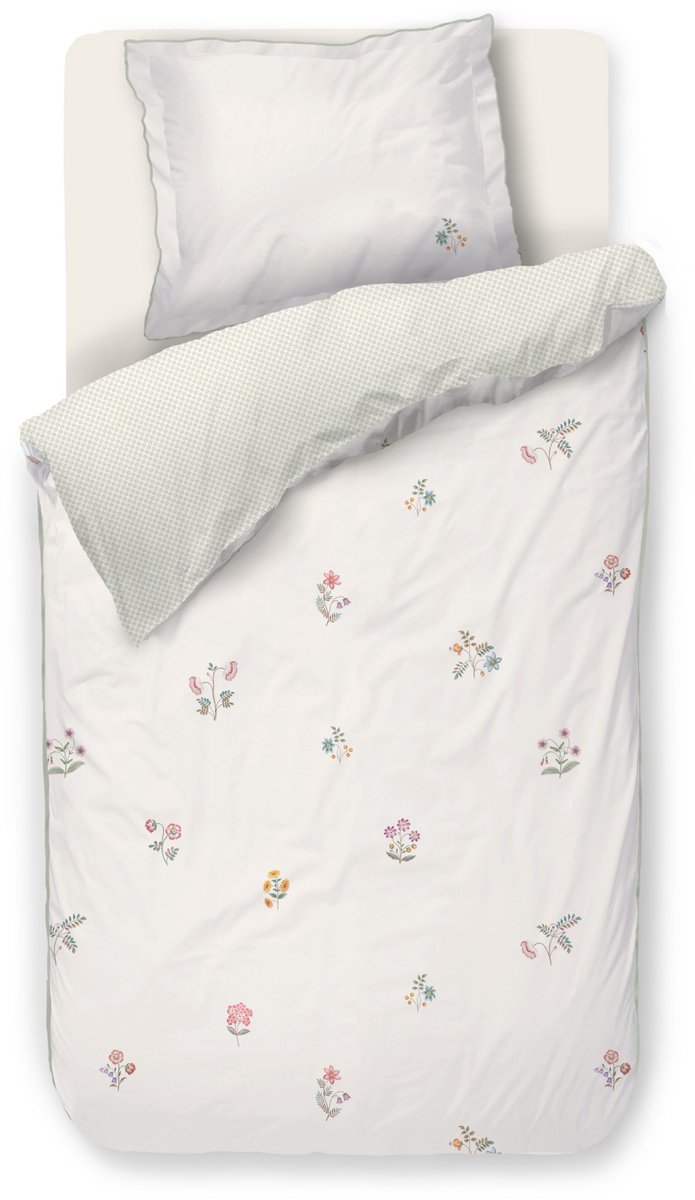 Pip Studio Mughal Flower kussensloop - Gebroken wit - 60 x 70 cm