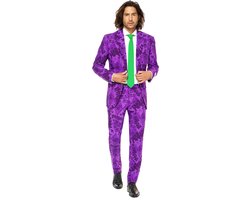 OppoSuits The Joker™ - Heren Pak - Halloween Kostuum - Verkleedkleding - Batman DC Comics Pak - Paars - Maat 62