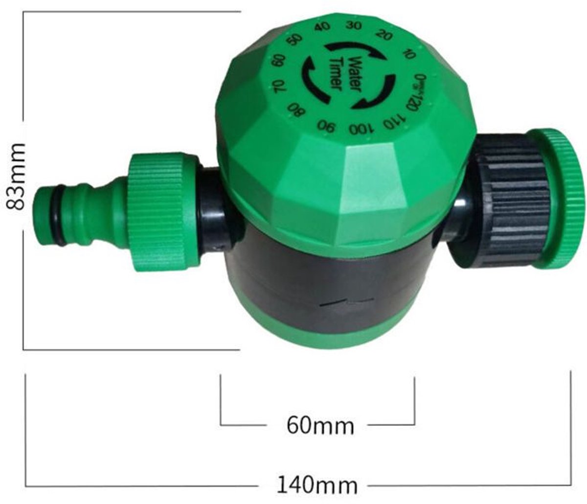 Mechanische kraantimer, automatische tuinirrigatiesysteem met timer Geschikt voor continu water geven