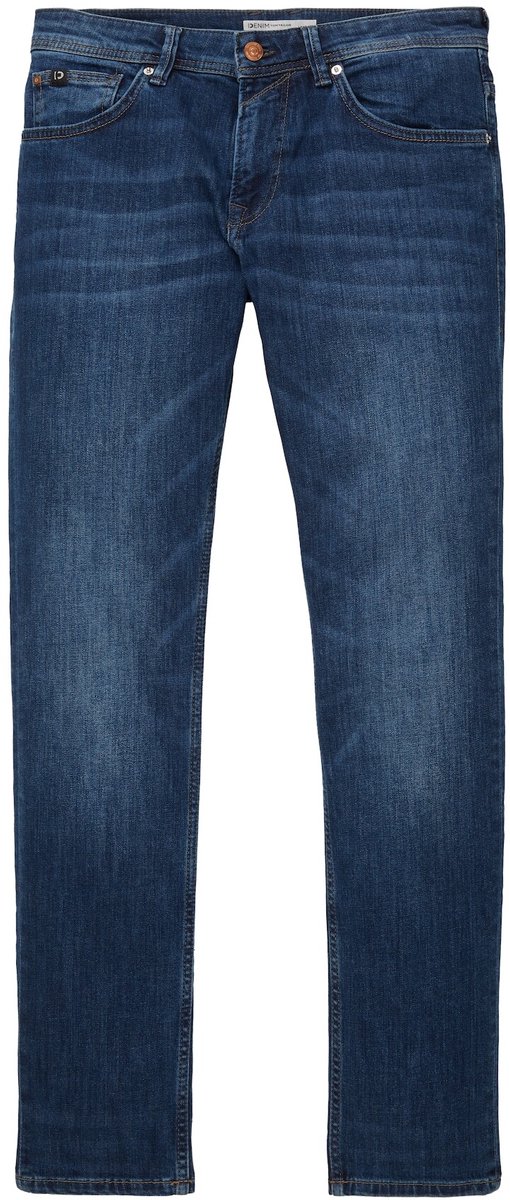 Tom Tailor Denim Heren Jeans Broeken Aedan slim Fit Blauw 32W / 36L Volwassenen
