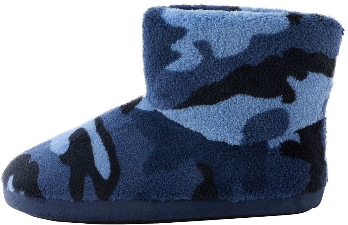 Next - Jongens - Fleece pantoffellaarzen - Blauw