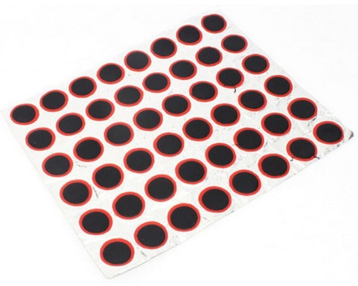 48 Stuks Bandenplakkers – Rond - Fietsband Reparatie Patches - Reparatie Plakkers - Buitenfiets Fietsbandgereedschap – Bandenreparatie Fiets - bandenreparatiegereedschap - LOUZIR