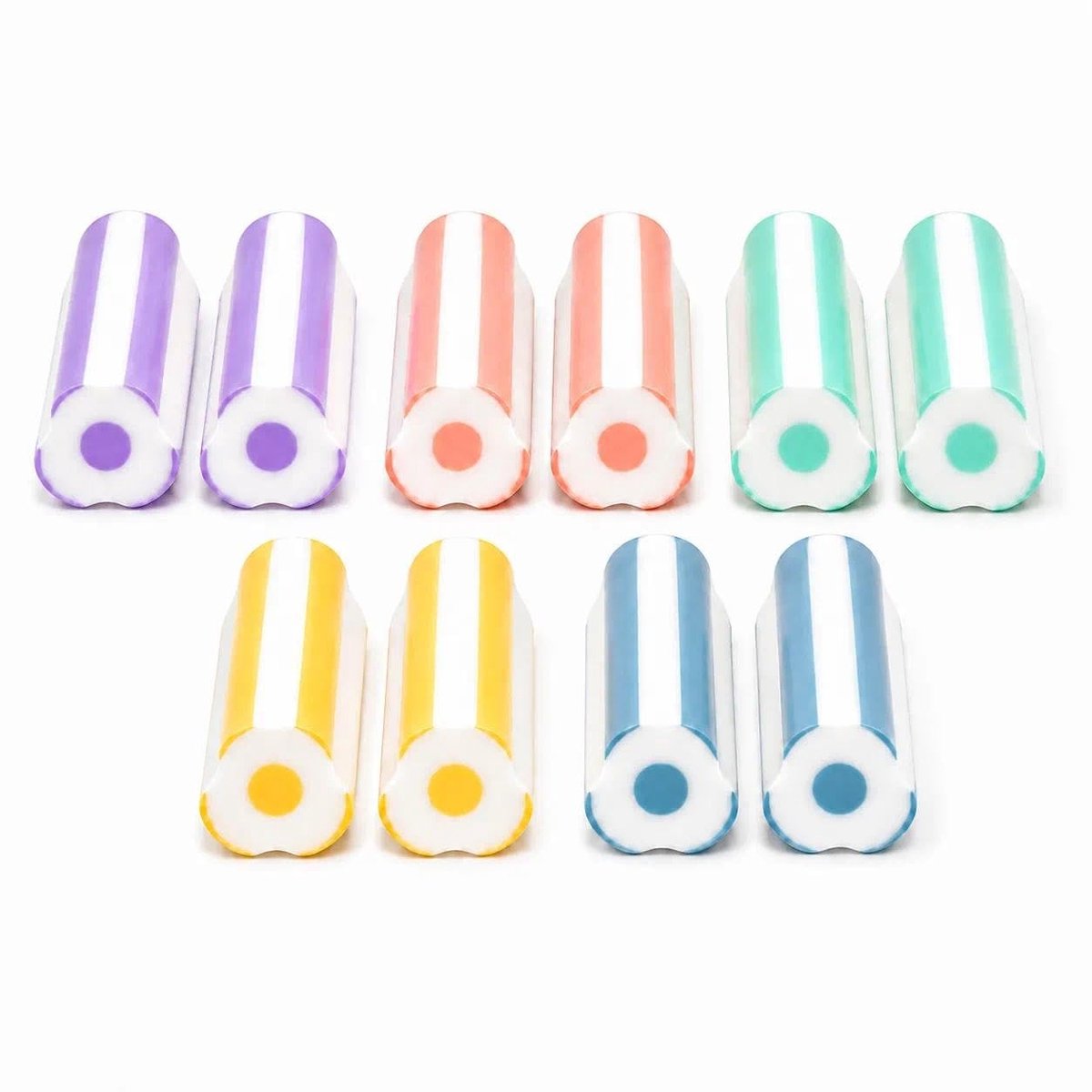 Solidchoice - Set van 10 Gummis en Kneedgum voor School en Creatief Gebruik