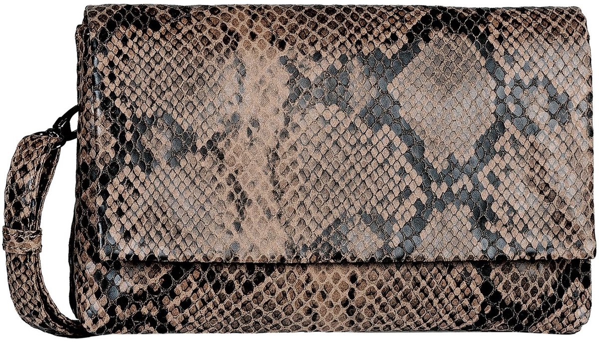 Gabor avondtas schoudertas Salara Clutch Snake Taupe bruine