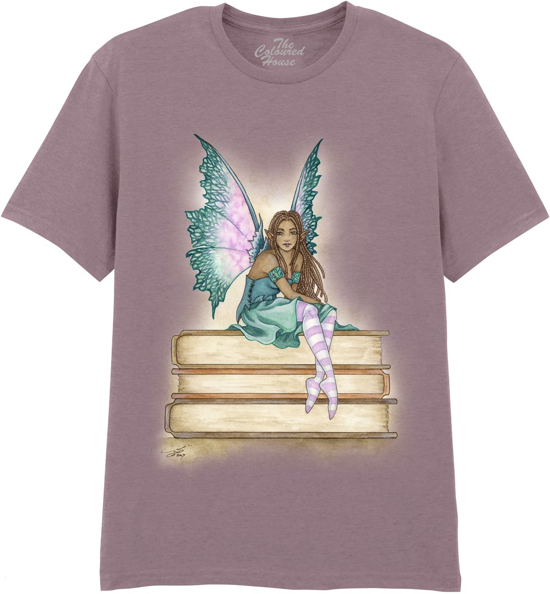 Green Bookworm The Coloured House T-shirt S