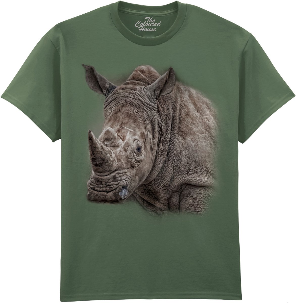 Neushoorn Spirit Of The Rhino The Coloured House T-shirt XL