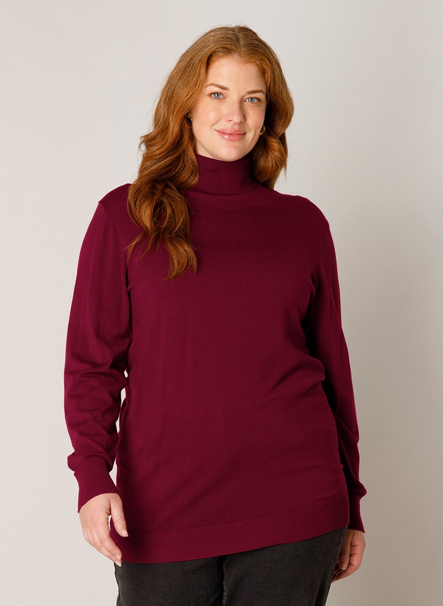 BASE LEVEL CURVY Yuena Trui - Wine Red - maat 5(58/60)