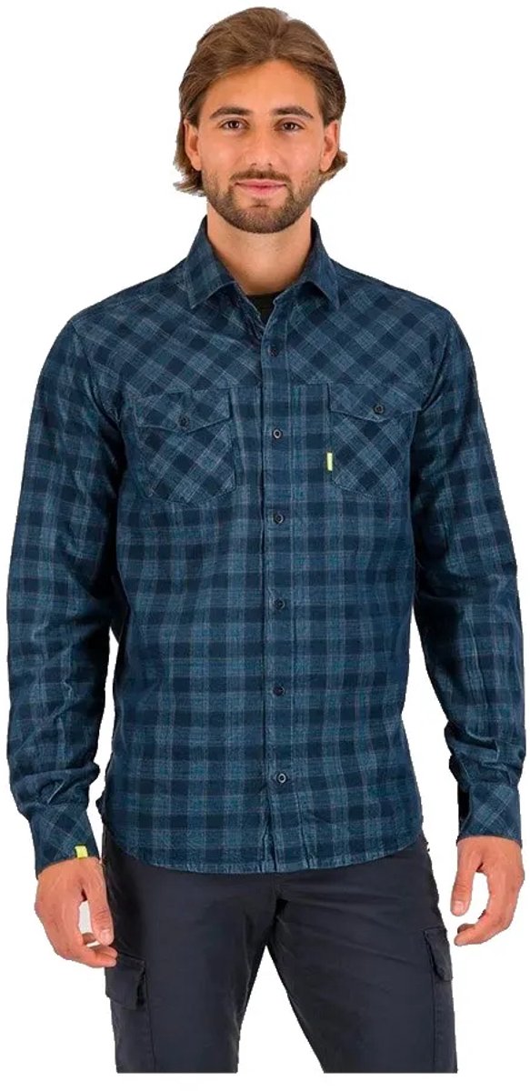 Karpos Fatna Overhemd Met Lange Mouwen Blauw XL Man