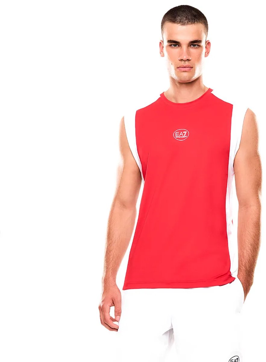 Ea7 Emporio Armani 7m001527_af22175 Mouwloos T-shirt Rood M Man