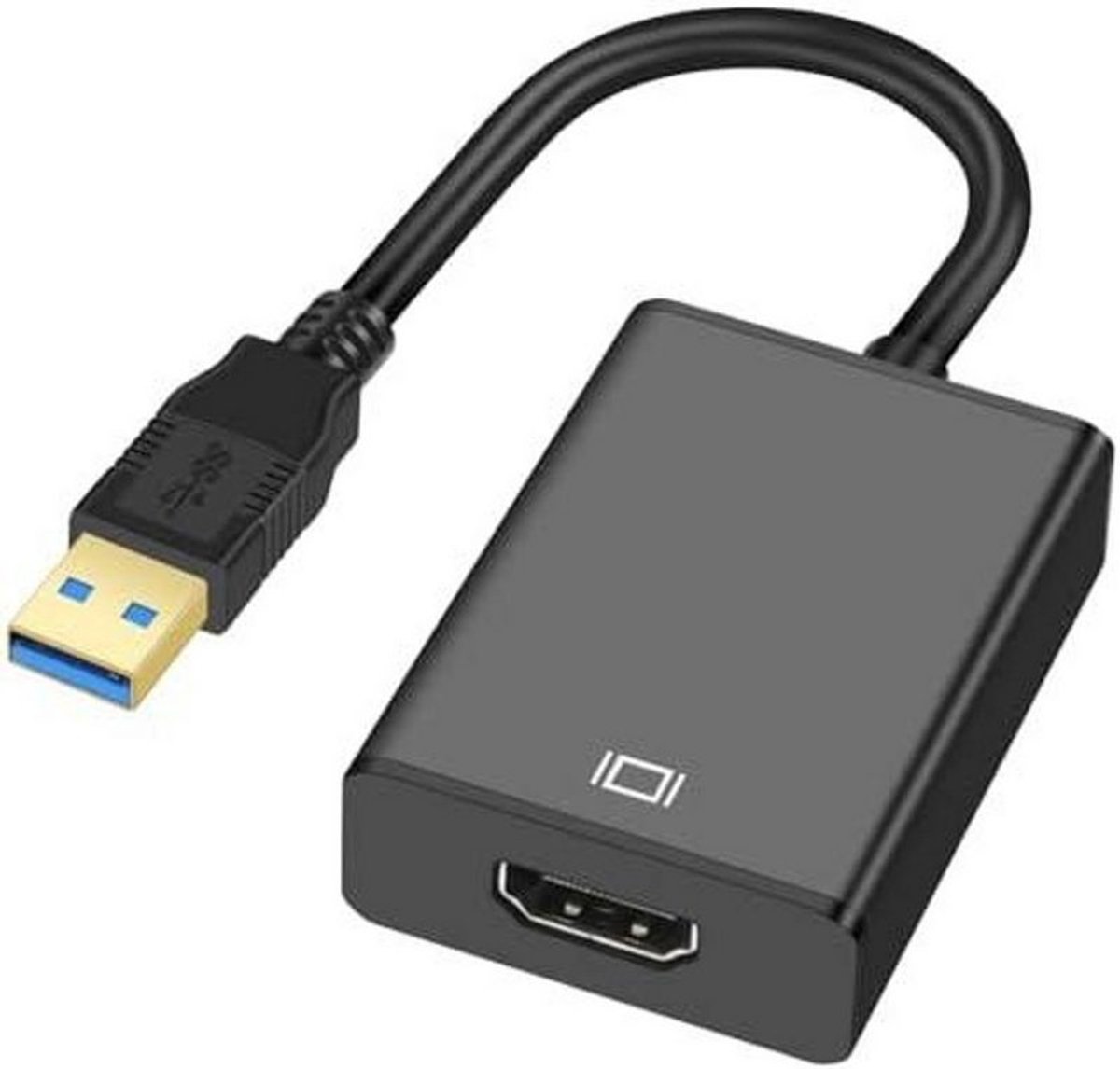 Deze USB 3.0 naar HDMI grafische adapter biedt een stabiele 1080p videoresolutie en wordt geleverd met een USB-kabel.