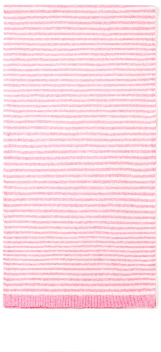 Wintersjaals met strepen, casual, polyester, dagelijkse accessoires - Roze