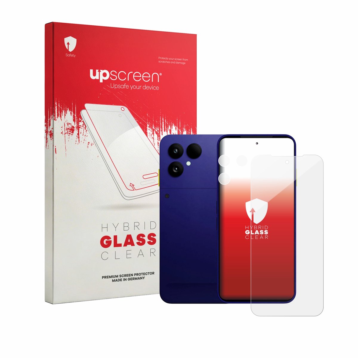 upscreen - Screenprotector voor Fairphone 6 Plus (Voor+Camera) - Folie Beschermfolie Beschermglas transparant