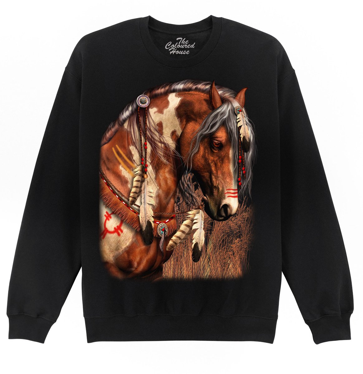 Paard War Pony The Coloured House Sweater 4XL