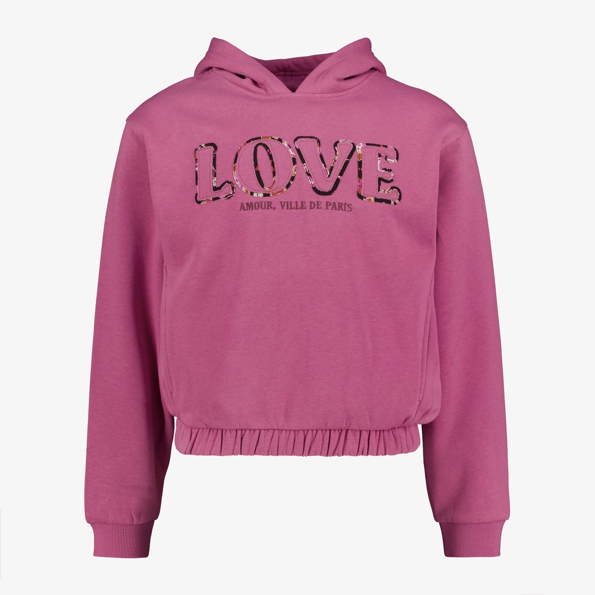 TwoDay meisjes hoodie met LOVE opdruk roze - Maat 158