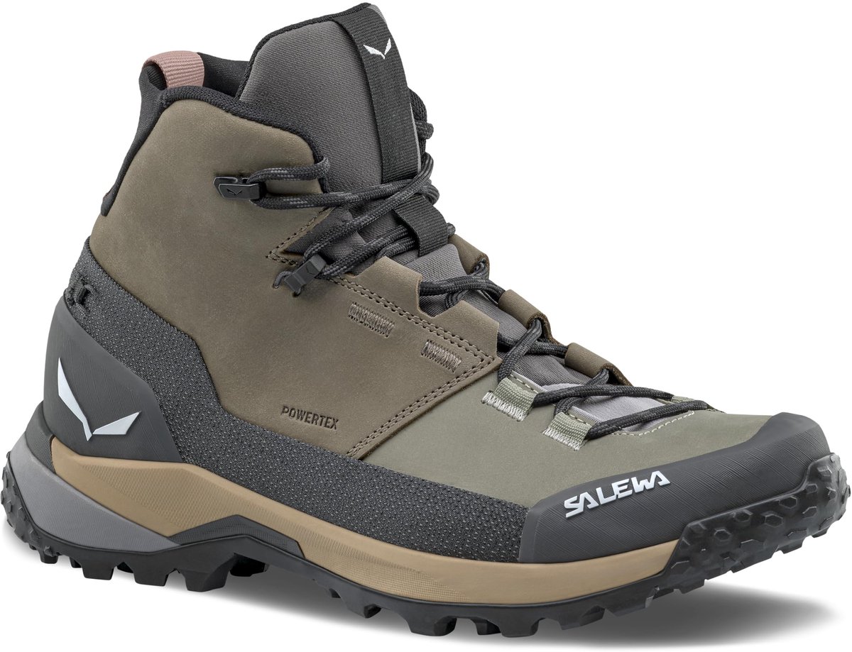 Salewa Puez Leather Mid Wandelschoenen Dames 40.5 Creme