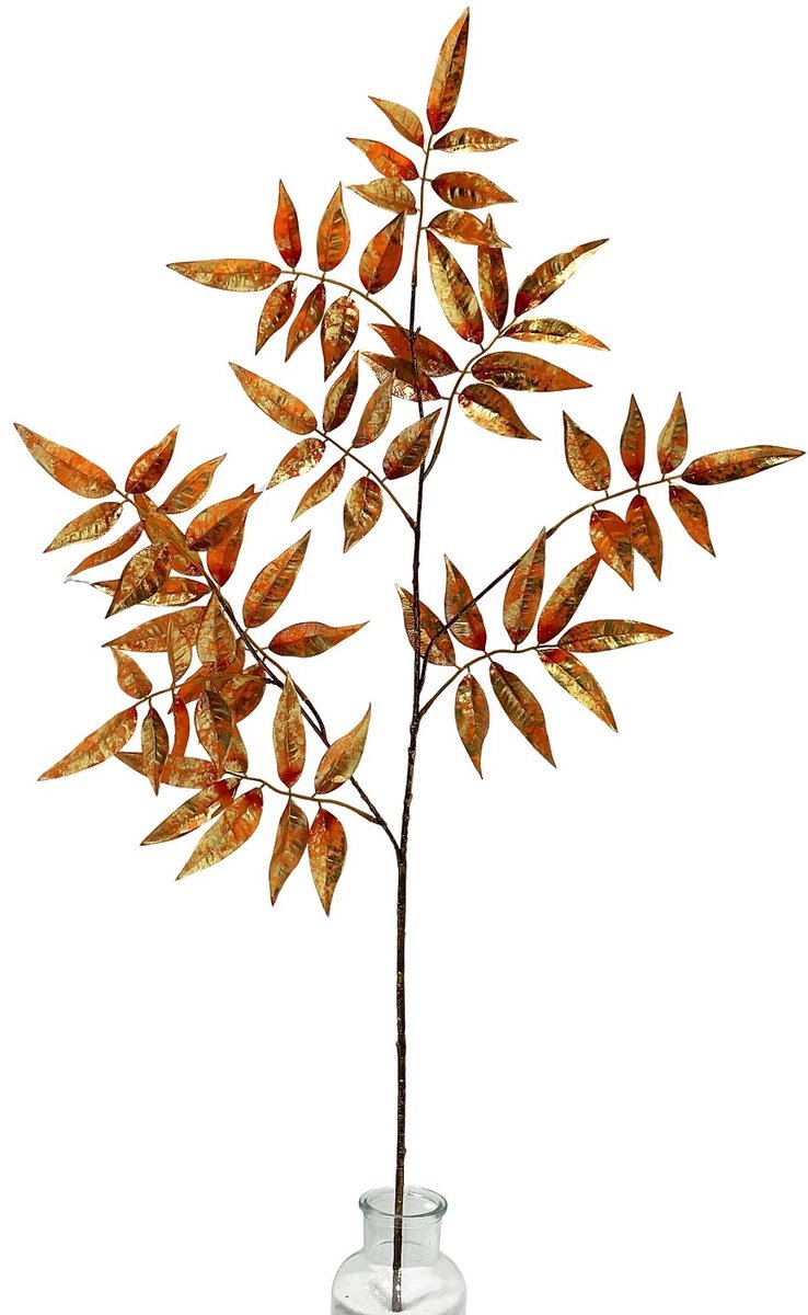 Kunsttak Den glitter 94cm rood