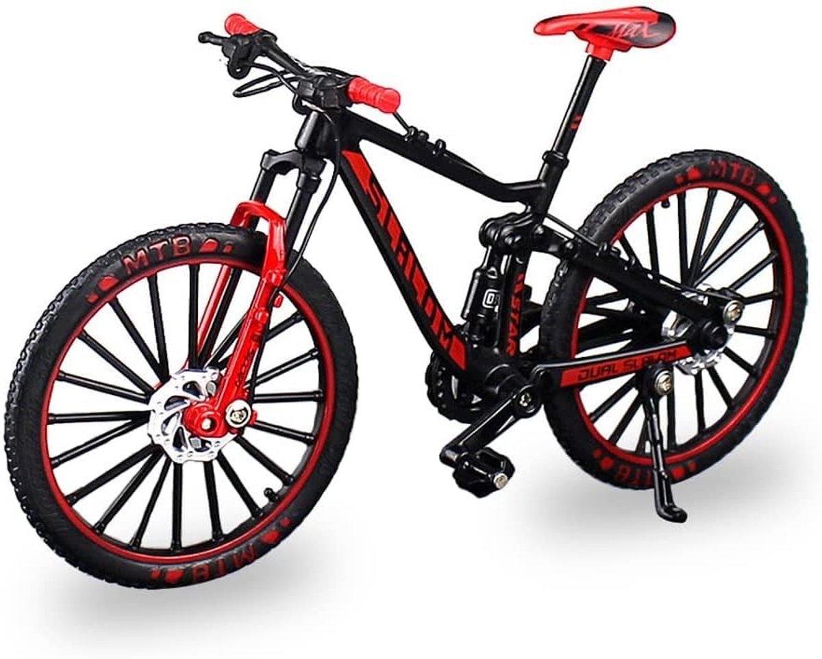 Miniatuur Fietsen Decoratie, Vingerfiets Speelgoed, Mini BMX en Bergfiets Modellen voor Kinderen en Verzamelaar