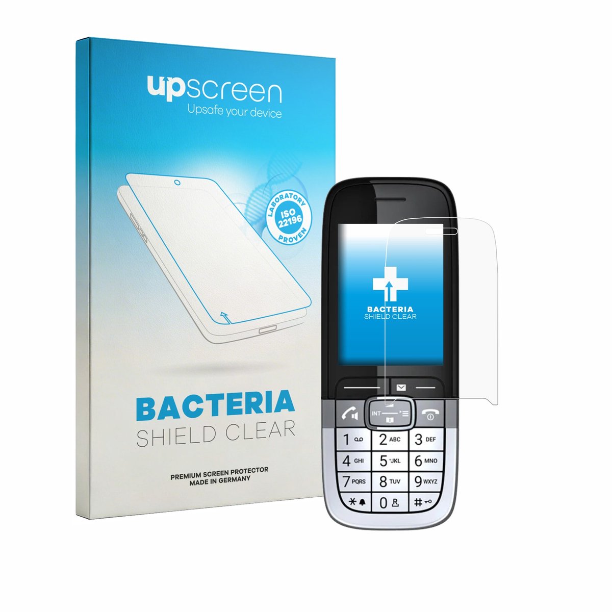 upscreen - Screenprotector voor Mitel OpenScape DECT Phone SL7 - Folie Beschermfolie transparant antibacterieel