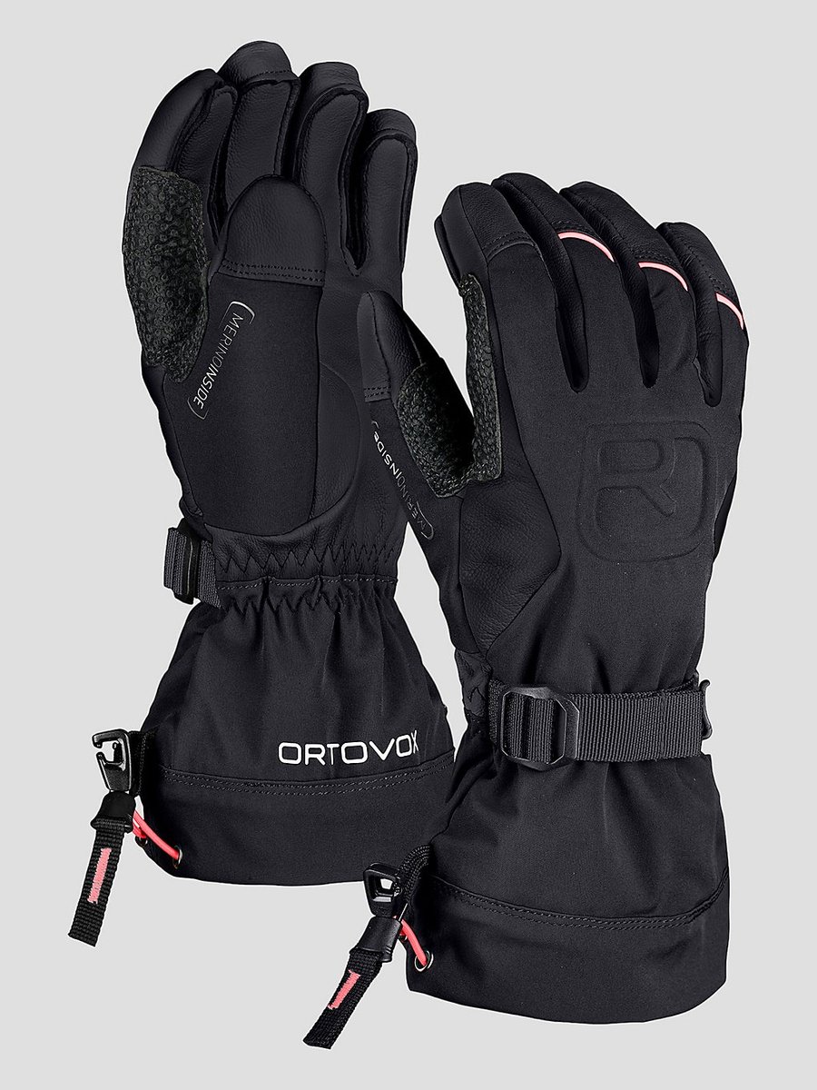 Ortovox Merino Freeride Glove W - Handschoen - XS - Zwart-Raven