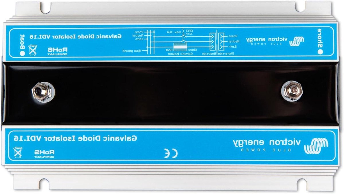 Galvanische Isolator - Corrosieblokker - Bootbescherming - Voorkomt Elektrolytische Corrosie - 16 Ampère - Multikleur