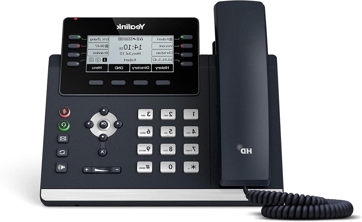 IP Telefoon - VoIP Telefoon Zakelijke Telefoon - Kantoor Communicatie - Dubbele Firmware - 2.7 inch LCD - Zwart