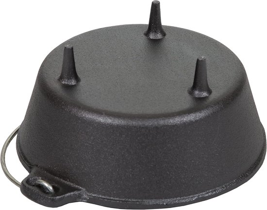 Gietijzeren Dutch Oven - Stoofpan Pot - Buiten Koken - Vooraf Gekruid - 2 Kwarts - Zwart — afbeelding 2